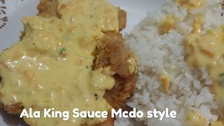 How to make Ala king sauce mcdo style [upl. by Candida]