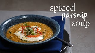 Slimming World Synfree spiced parsnip soup recipe  FREE [upl. by Evelyn391]