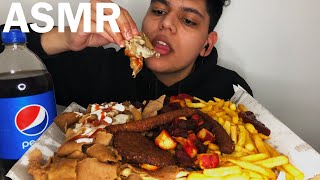 MASSIVE DONER KEBAB MUKBANG ASMR UK ¦ REAL EATING SOUNDS [upl. by Sheffield886]