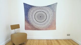 How to Hang a Tapestry with VELCRO® Brand Tape [upl. by Carrington817]