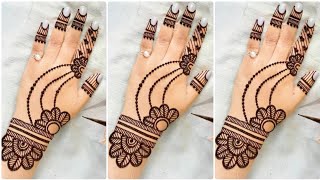 Most Easy Simple Stylish Mehndi Design  Mehndi Design  Aasan Mehandi ka Design  Mehandi Design [upl. by Colin]