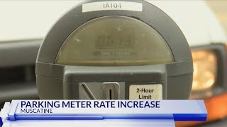 11 22 2024 Muscatine raises parking meter rates in downtown [upl. by Leonidas]