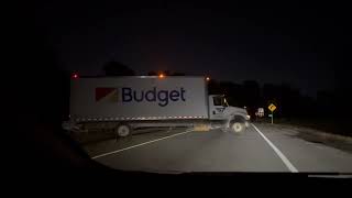 Budget truck blocking traffic [upl. by Eirallam]