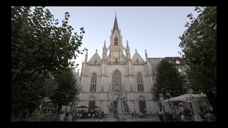 Walkthrough Ixelles Brussels during a lovely summers eve [upl. by Kcirddet]