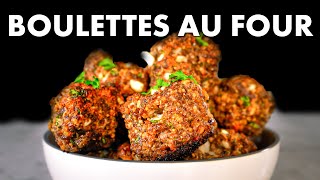 Comment Faire des Boulettes de Viande Rapide au Four ♨️ [upl. by Oletta]