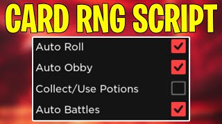 Card RNG Script GUI  Hack AUTO ROLL  MORE PASTEBIN 2024 [upl. by Nertie814]