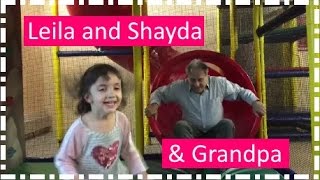 Shayda and Leila Have Fun with Grandpa Video [upl. by Aenet909]