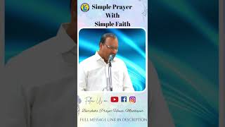 Simple Prayer with Simple Prayer By Bro Timothy  BEERSHEBA PRAYER HOUSE MADHAPUR [upl. by Ijuy195]