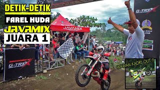 Detik detik Farel Huda Juara Wawan kadri Nabrak Pagar Final Enduro 2024 [upl. by Gallagher]