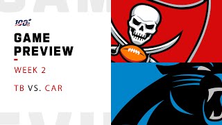 Tampa Bay Buccaneers vs Carolina Panthers Week 2 NFL Game Preview [upl. by Atnoled]