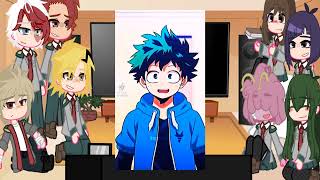 class 1a react to new student deku au  dekubowl  • luci • [upl. by Emmer]