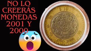 Lo que no sabías sobre las monedas de 10 pesos del 2000 y 2001 [upl. by Aun]