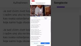 Zivim Zivot Koji moramKaraoke [upl. by Latimore700]