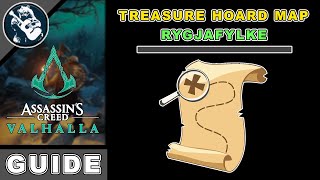 Rygjafylke Treasure Hoard Map in Assassins Creed Valhalla Treasure Map  Rygjafylke Artifact [upl. by Nannahs]