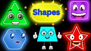 Baby songssemicircleshapessquare shapes flashcards pentagon shape [upl. by Ganley19]