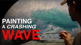 How to paint a crashing WAVE  Stage TWO MODELING [upl. by Ahsyle]