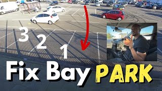 How To Steer When Reverse Bay Parking including How To Fix It If You Do It Wrong [upl. by Sclar]