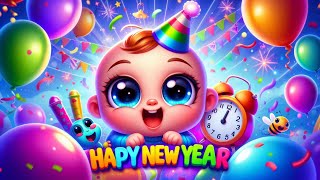 Happy New Year 🎶Fun Cartoon Dance 🎉 [upl. by Karlis]