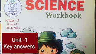 5th std Term2 Science workbook Unit1 Key answers [upl. by Akselaw]