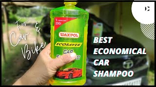 Best car wash shampoo in India  Waxpol ecosaver car shampoo review [upl. by Tybald]