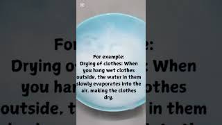 EvaporationEvaporation shortviralshortsyoutube shortscienceshorts learninglounge209 [upl. by Imtiaz631]