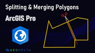 ArcGIS Pro Tutorial  Splitting and Merging Polygons [upl. by Noral]