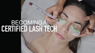 Becoming a Lash Tech Beginner Eyelash Extension Artist  Online Lash Training  Where to start [upl. by Pas]