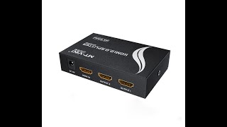 MT SP142 4k 60hz HDMI splitter 1 in 2 out [upl. by Adnaluy]