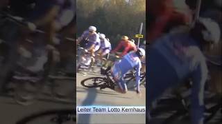 Stupid crash at the Münsterland Giro💩 crash [upl. by Nan]