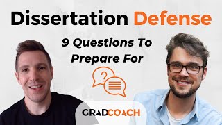 Preparing For Your Dissertation Defense Viva Voce 9 Questions You MUST Be Ready For  Examples [upl. by Handel]