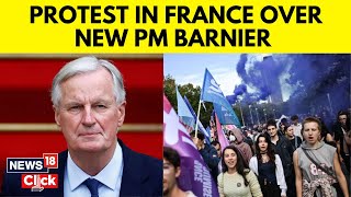 Protesters Rally In France Against Michel Barnier’s Appointment As PM  France News Today  N18G [upl. by Frederic]