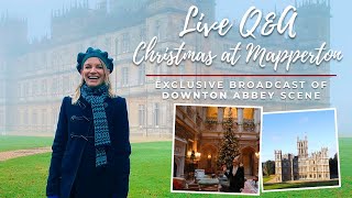 Christmas at Mapperton Live QampA plus Downton Abbey [upl. by Eirameinna]