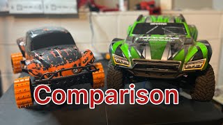 Traxxas Maxx Slash And Traxxas Slash 4x4 Comparison [upl. by Hughmanick682]