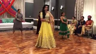 Sarina and Simrans Sangeet Dance [upl. by Nosiaj]