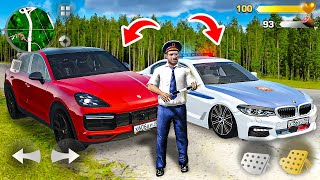 УСТРОИЛ ПОГОНЮ от ПОЛИЦИИ на PORSCHE CAYENNE TURBO GR в РАДМИР КРМП [upl. by Anali]