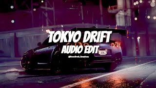 Teriyaki Boyz  Tokyo Drift edit audio [upl. by Annwahsal]