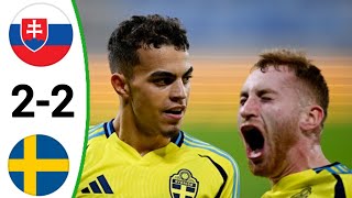 Slovakia vs Sweden 22 All Goals and Extended Highlights [upl. by Ula]