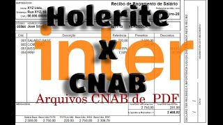 CNAB a partir de holerite  banco Inter [upl. by Einnus472]