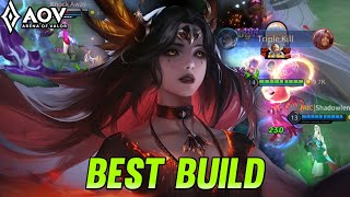 AOV  NATALYA GAMEPLAY  BEST BUILD  ARENA OF VALOR [upl. by Harutak363]