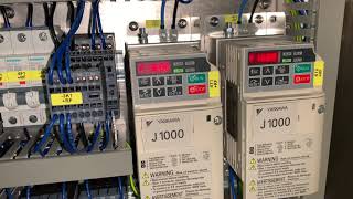 YASKAWA J1000 Sinhala සිංහල explains  YASKAWA J1000 frequency change  VFD motor control [upl. by Eidarb]