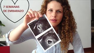 semana 7 de embarazo  7 weeks pregnancy vlog amp belly [upl. by Nalra]