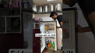 Fridge got no chill😵‍💫 sarcasm humour comedy funny fridge troll relatable [upl. by Gilbye748]