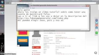 Tarjeta mastercard falsa sin llenar formularios [upl. by Eizle]