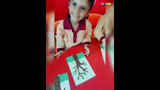 Friday Art Work  Thumb Painting Activity for Kindergarten  kiddytube7 Art Activity for Nursery [upl. by Nifares624]