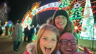 Our fun trip to Bentleyville A lot of lights fun and Santa [upl. by Adonis]