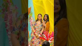 Bestie’s Wedding 😱 crafteraditi wedding minivlog weddingvlog shorts friend ​⁠CrafterAditi [upl. by Doniv]