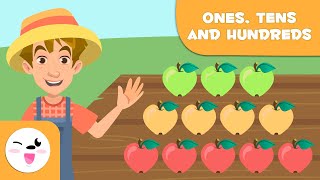 ONES TENS AND HUNDREDS  The Place Value of Numbers  Math for Kids [upl. by Corron227]