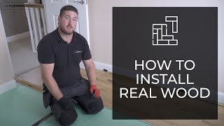 How to Lay Engineered Wood Flooring  Installation Guide StepbyStep [upl. by Hcurab]