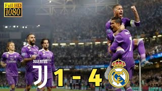 Juventus vs Real Madrid 1  4 I Highlight amp Goals I Final UCL 2017 [upl. by Lanford]