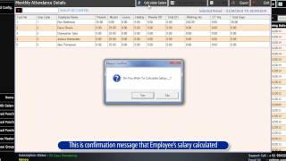 How to calculate attendance and salary of the employee in ONtime [upl. by Leonerd]